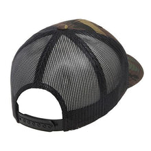 Load image into Gallery viewer, FIELD5  &quot;BRIDGE&quot;  CAMO/BLACK UNISEX TRUCKER HAT