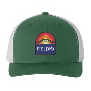 FIELD5  "BRIDGE" GREEN UNISEX TRUCKER HAT